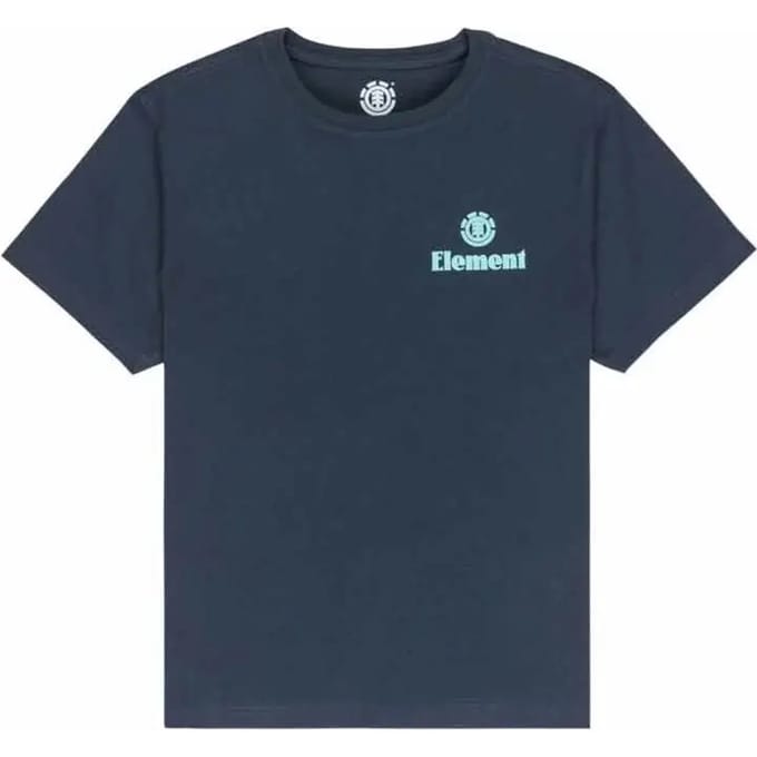 Element Epic T-shirt Met Korte Mouwen Blauw 14 Years Jongen