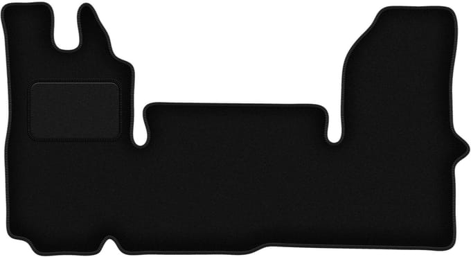 Zwarte veloursmatten voor: Renault Master II Bestelwagen (2003-2010)