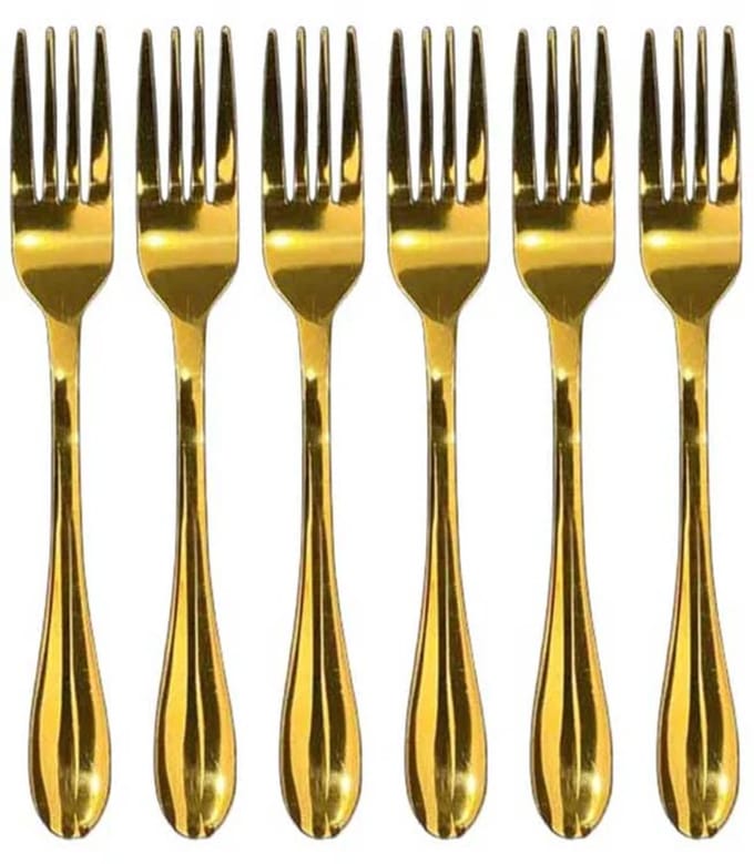 Kadirelli Dessertvork - 12 Stuks - Goud