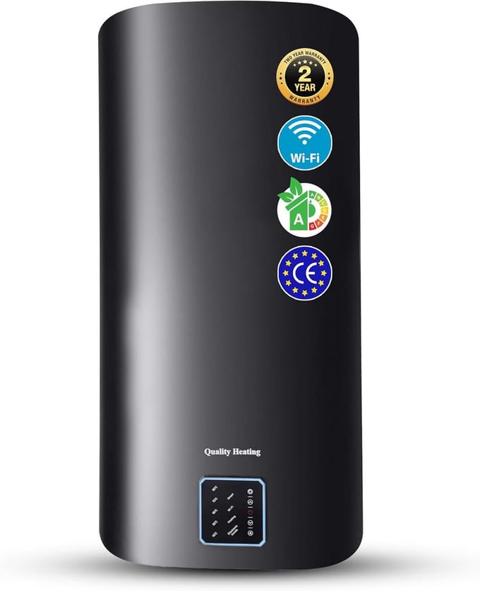 30 Liter Dual Electric Water Heater with WiFi and Digital Control