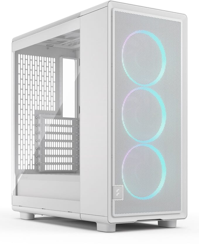 Fractal Design Epoch White TG RGB - Case - Miditower - Wit