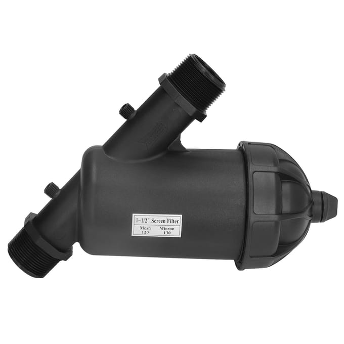 120 Mesh Druppelfilter G1?1/2 Buitendraad Zeef voor Tuinbouw Landbouw Kas