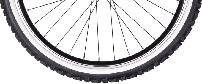 CUBE TIRE KIDS 200 (20X2.00) BLACK/WHITE