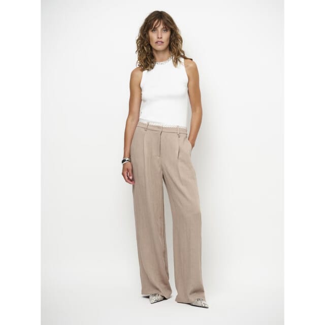 Dante 6 Kenila Wide Leg Pants Pantalons Zand 261141