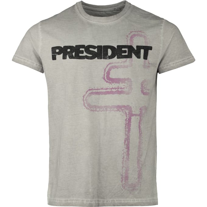 President T-shirt - Angel - S tot 3XL - voor Mannen - grijs