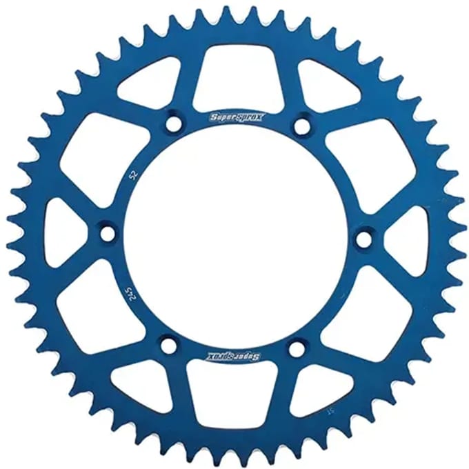 Aluminium motorfiets tandwieltje Supersprox RAL-245:52