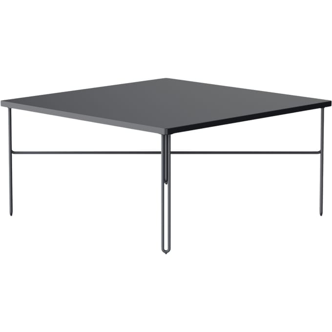 NINE Inline salontafel vierkant - dark grey