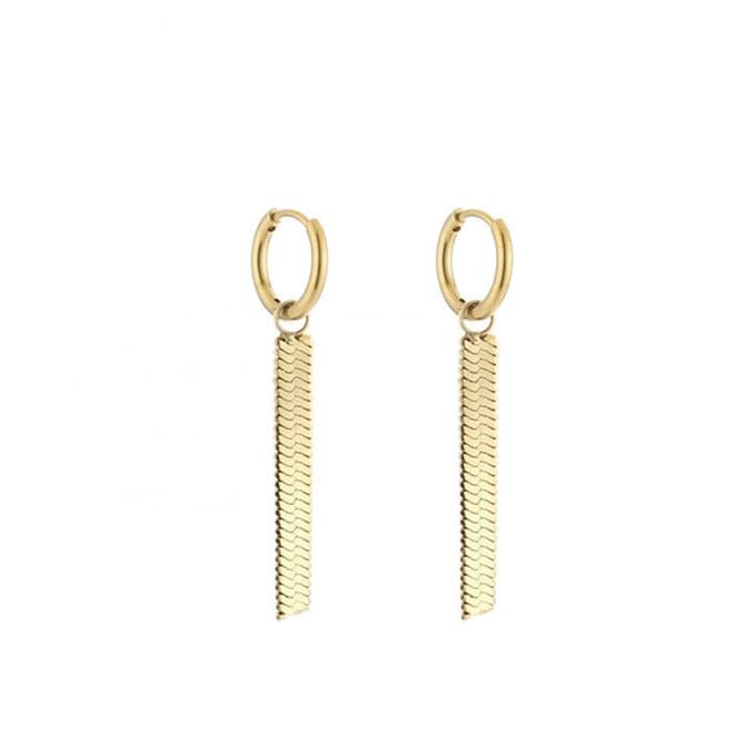 Bijoutheek Oorhanger Slang Ketting Goud