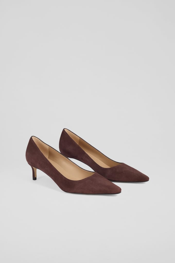 LK Bennett Ava New Closed Courts Chocolate Taglia: 38 | Tacchi Alti Outlet | Donna | Marrone