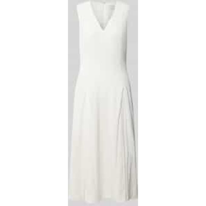 Regular Fit midi-jurk met stolpplooien model 'Carneli'