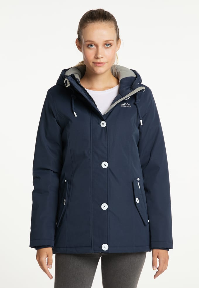 ICEBOUND Serie clima Igloo winterjas Dames marine