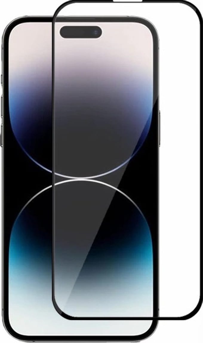 Full Cover Screenprotector Geschikt Voor iPhone 14 Pro - Volledige Beschermglas - PREMIUM Tempered Glass - 1 stuk