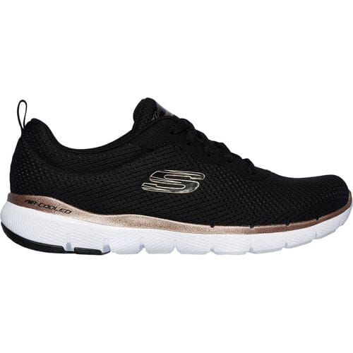 Skechers Flex Appeal 3.0-First Insight Dames Sneakers - Black/Rose Gold