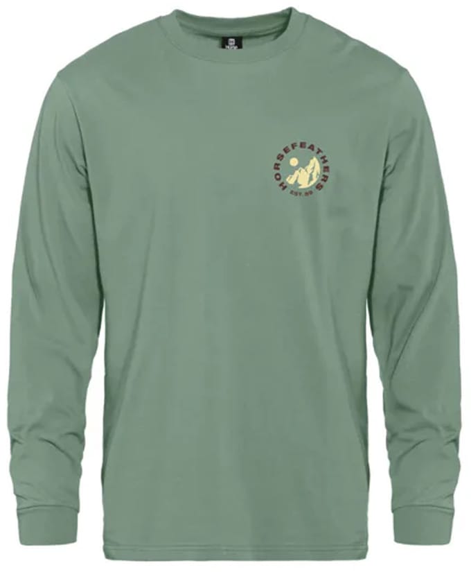 Horsefeathers Altitude Ls T-shirt (ijsberggroen) - M