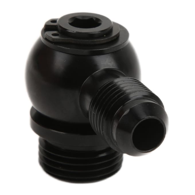 AN?6 Banjo-adapter naar ORB?8 34in UNF Banjo Bout Assemblage Aluminium Fitting voor Auto black