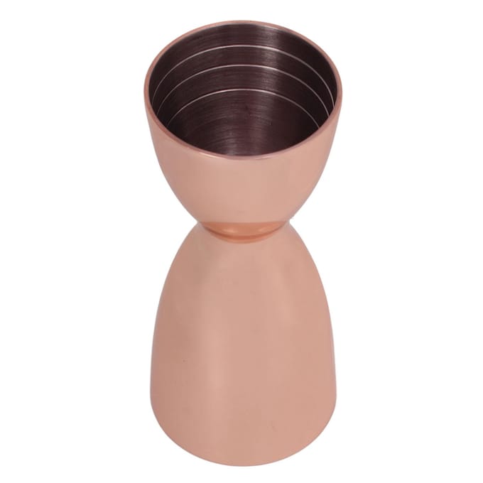 Cocktail Dubbele Jigger Roestvrij Staal Wijn Maatbeker Bar Bartending Maat Jigger U-vormig Koperkleurig L beige