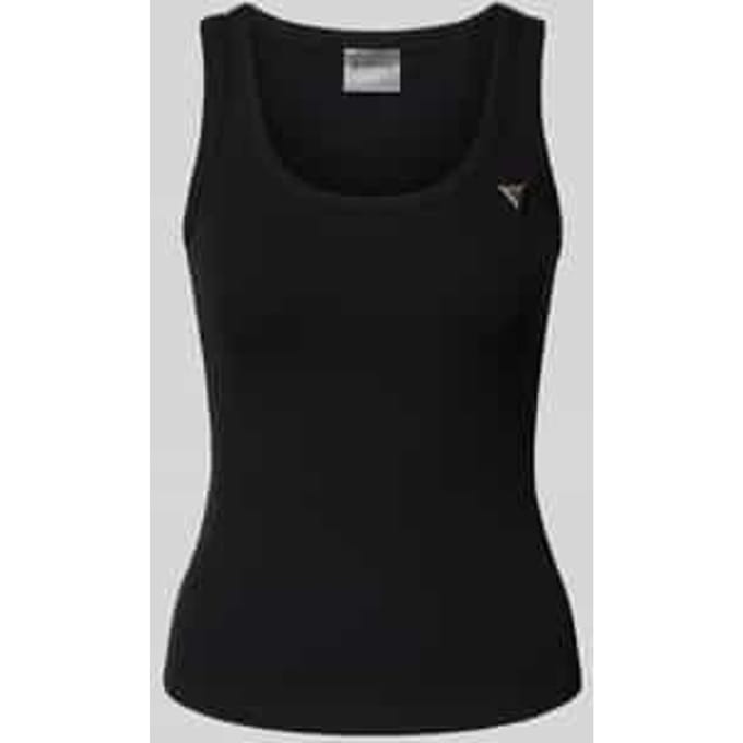 slim fit top van viscosemix model 'Colette'