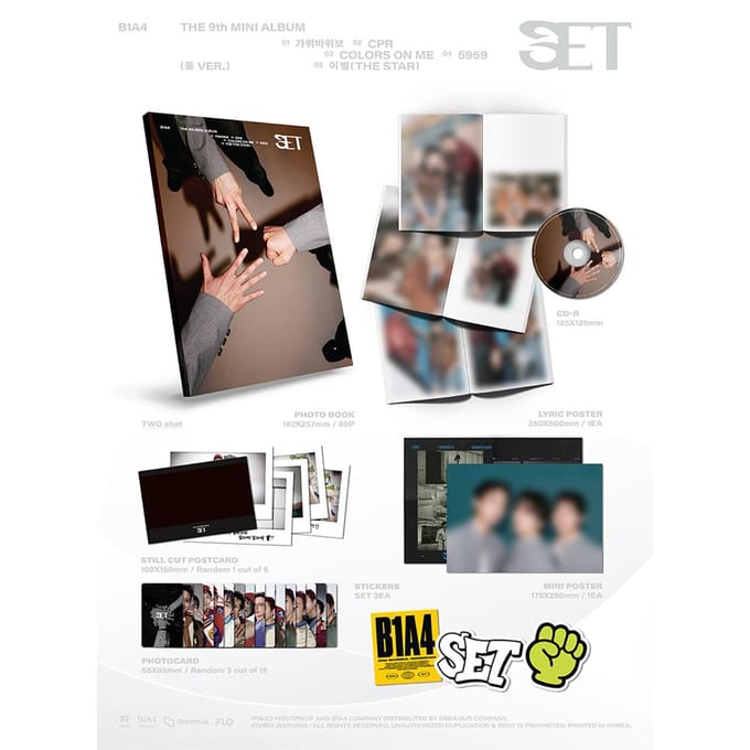 B1a4   Mini Album 9ème  Set Ver.