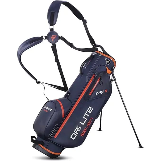 Big Max Dri Lite Seven G - Waterdichte Golftas - Standbag - BLAUW Bruin