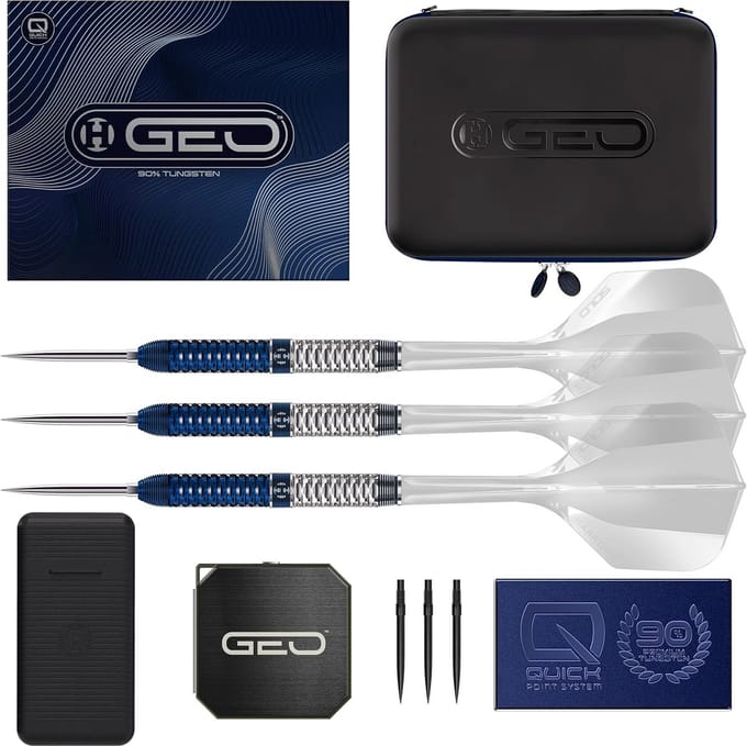 Premium 90% Tungsten Steel Tip Darts Set met Geïntegreerde Flights en Assen