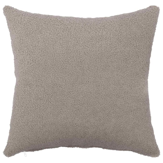 vidaXL - Kussensloop - 6 - pcs - HEERLEN - Lichtgrijs - 30 - x - 30 - cm - Bouclé