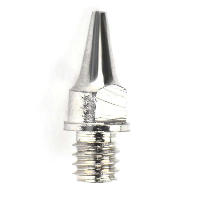 5 stuks Airbrush Mondstuk Accessoires Verfmachine Zwaartevoeding Onderdeel Vloeistof 0.5mm 0.5mm brown