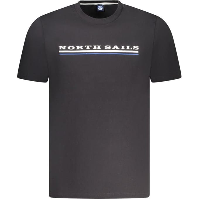 North Sails Zwarte Katoenen Heren T-Shirt