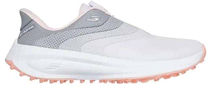 Skechers Slip+Ins Flow SI Twist Dames Golfschoenen Grijs Roze