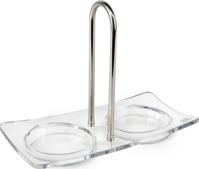 Peugeot Linea Houder Peper- En Zoutmolen 15 cm - Transparant - Acryl