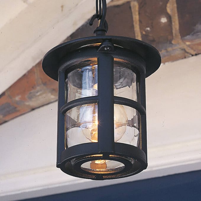 Elstead Lighting LED Buiten Hanglamp Hereford | 1X E27 Max 60W | Dimbaar | Black
