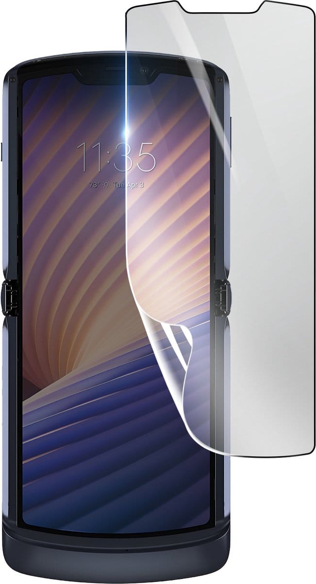 3mk, Geschikt voor Motorola Razr 5G, Schokbestendige Hydrogel Screenprotector, Transparant