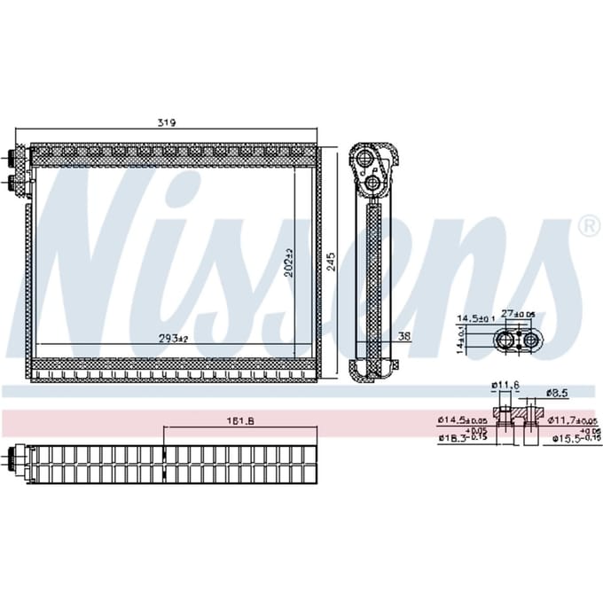 Verdamper, airconditioning NISSENS 92364