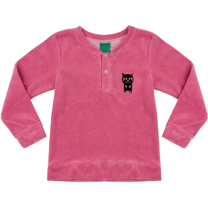 Velours Sweatshirt kind Raspberry Republic