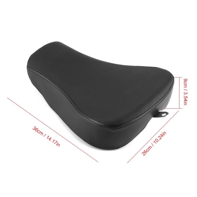 Coussin de siège avant pour conducteur de moto, compatible avec Roadster XLS (1984-1985) black
