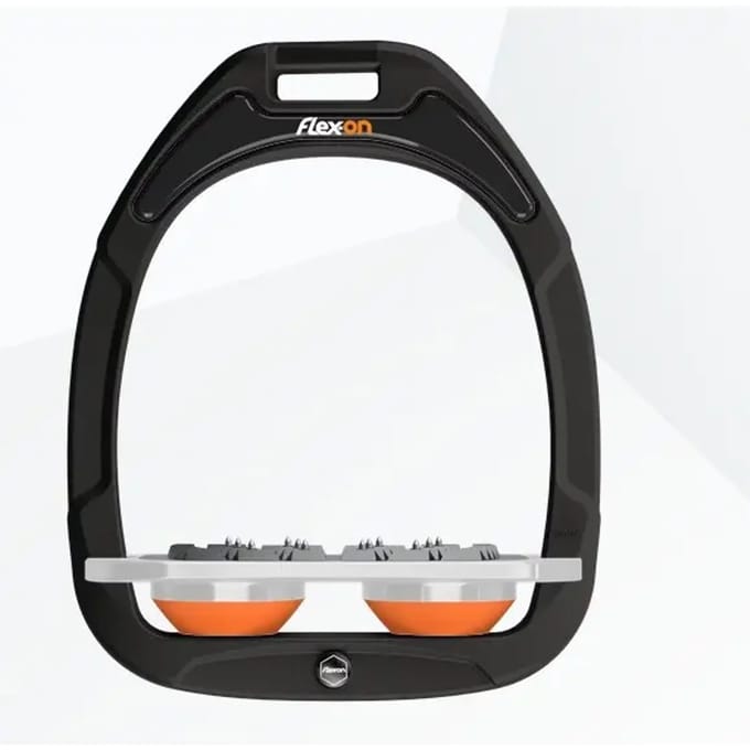 Platte Ultra Grip Beugels Zwart/Grijs/Oranje Flex-On Green Composite