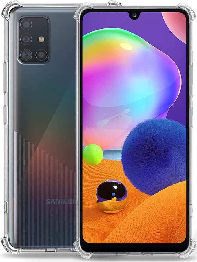 Hoesje geschikt voor Samsung Galaxy A31 - Back Cover Transparant Shockproof