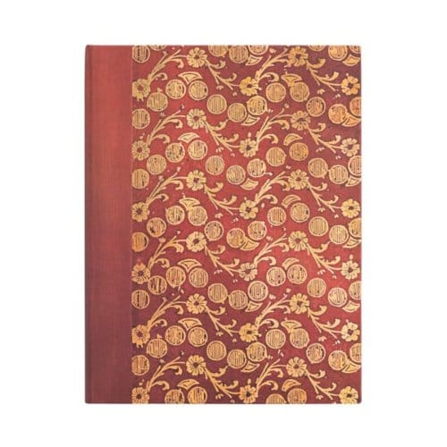 Paperblanks cahier, formaat 18 x 23 cm., uitvoering virgina woolf's notebooks - the waves