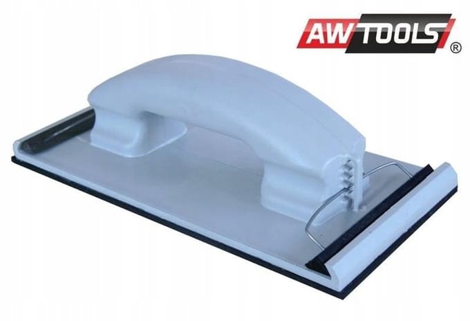 AWTOOLS Schuurblok met Klemmen 105x210mm voor Gipsplaten