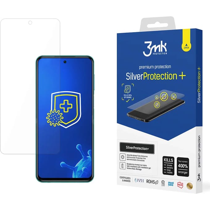 Antimicrobiële beschermingsfilm 3MK Xiaomi Redmi Note 9S SilverProtection+