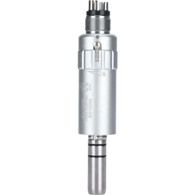 Tandheelkundig Handstuk Motor 4 Gaten Micro Luchtmotor Lage Snelheid Motor Handstuk Accessoire gray
