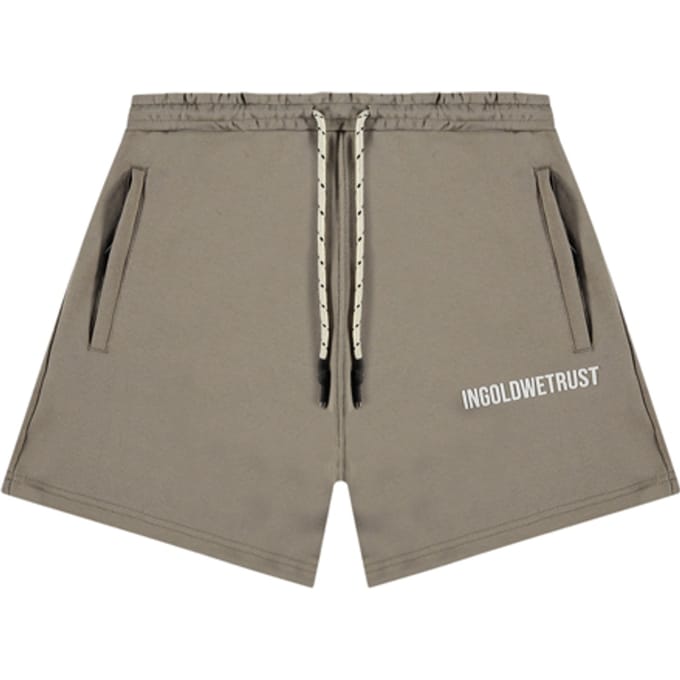 In Gold We Trust The Future Short Savannah Tan Maat: M | Korte Broeken Outlet | Unisex | Grijs