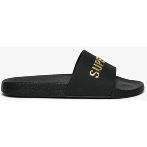 Superdry - Premium Metallic Badslippers - Dames - Slippers