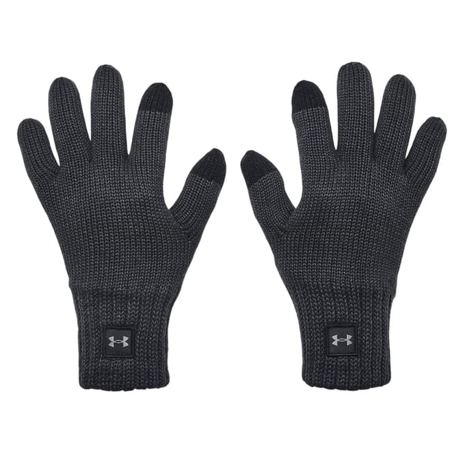 Under Armour Heren Halftime Gebreide Wollen Handschoenen (Zwart)