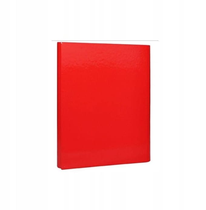 Barbara Rode Map met Klittenband, 2cm, Rood, A4