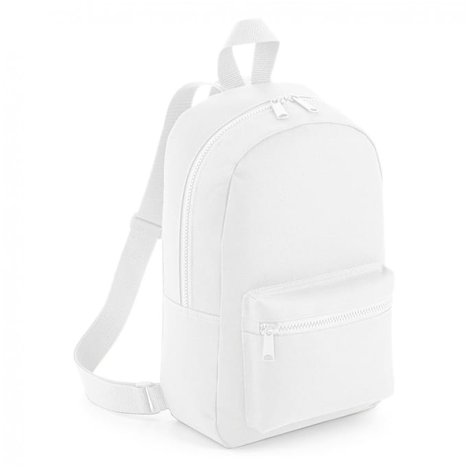 Mini Essential Fashion Backpack/Rugzak Bagbase - 7 Liter White