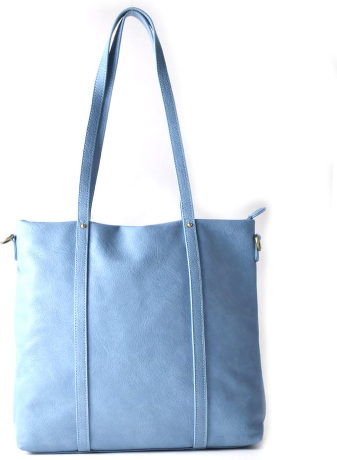 Giuliano Kunstlederen handtas Hanna - Jeans blauw - Gewassen