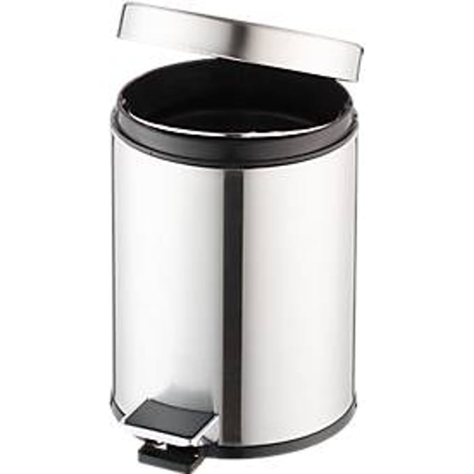 Pedaalemmer - 3 liter -  Ø 200 x H 280 mm - rvs