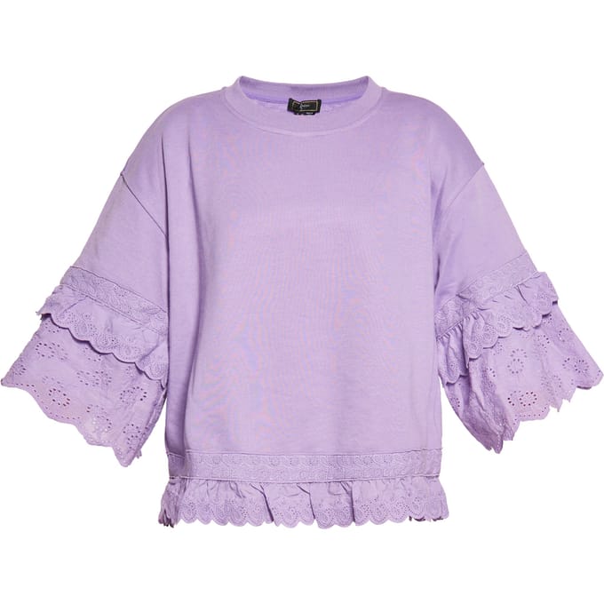 Faina Sweatshirt Dames violet