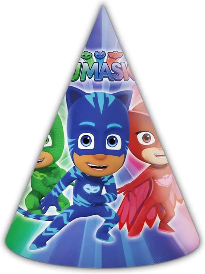 PJ Masks Feesthoedjes 6 stuks