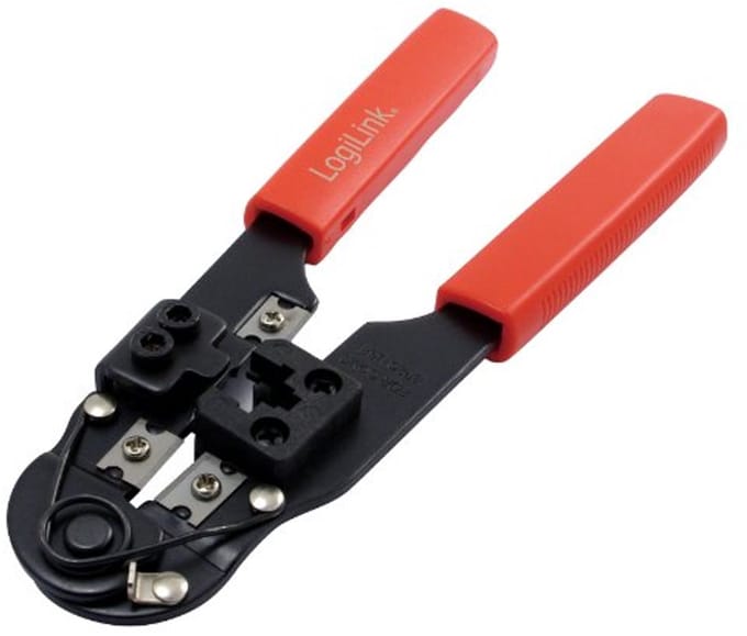 Professionele Krimptang voor 8P8C-RJ45 met Kabelsnijder en Stripper
